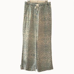 Bella Dahl Lightweight Blue Leopard Pants